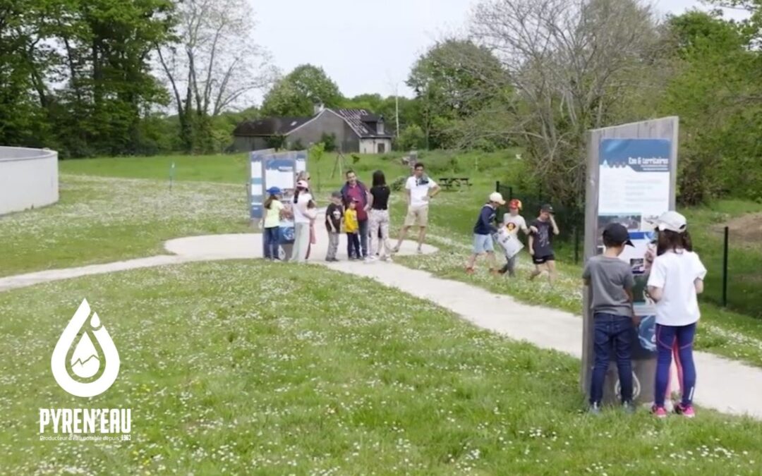 parcours pédagogique extérieur de la maison de l'eau